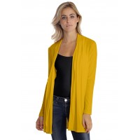 Gilet long à manches longues en modal DEBO02
