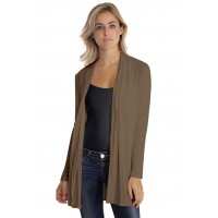 Gilet long à manches longues en modal DEBO02