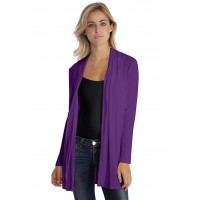 Gilet long à manches longues en modal DEBO02