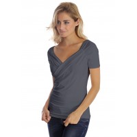 T-shirt cache-coeur manches courtes en modal GERRY01