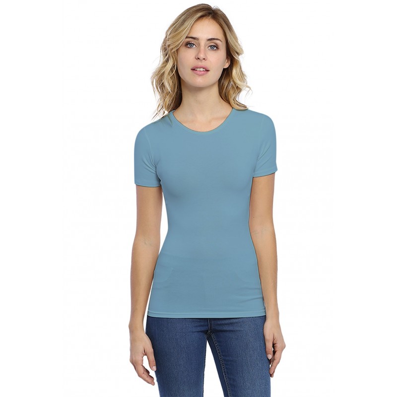 T-shirt ras du cou manches courtes en modal KATY03 T-shirt ras du cou manches courtes en modal KATY03