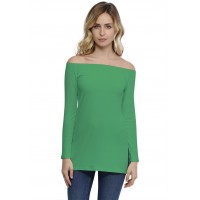T-shirt long épaules nues en modal LANA