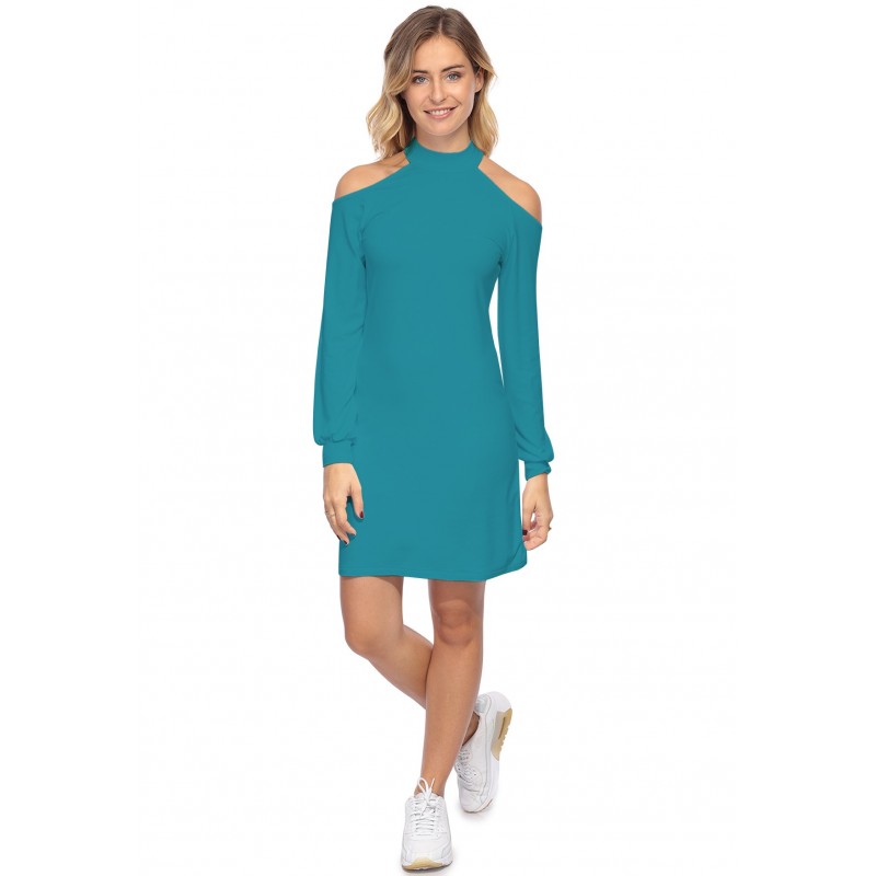 Robe midi manches longues épaules nues GYPSO Robe midi manches longues épaules nues GYPSO