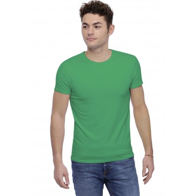 T-shirt col rond finition colletage manches courtes en modal THOMAS