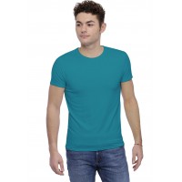 T-shirt col rond finition colletage manches courtes en modal THOMAS