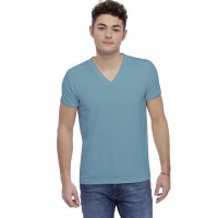 T-shirt col V couture dos apparente manches courtes en modal BEN