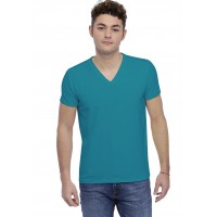 T-shirt col V couture dos apparente manches courtes en modal BEN