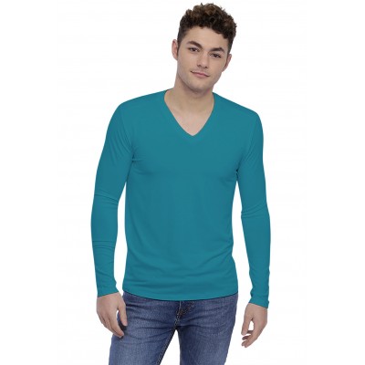 T-shirt col V découpe dans le dos manches longues en modal BEN