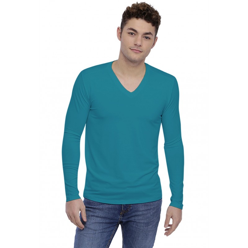 T-shirt col V découpe dans le dos manches longues en modal BEN T-shirt col V découpe dans le dos manches longues en modal BEN