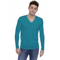 T-shirt col V découpe dans le dos manches longues en modal BEN