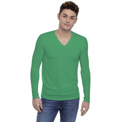 T-shirt col V découpe dans le dos manches longues en modal BEN