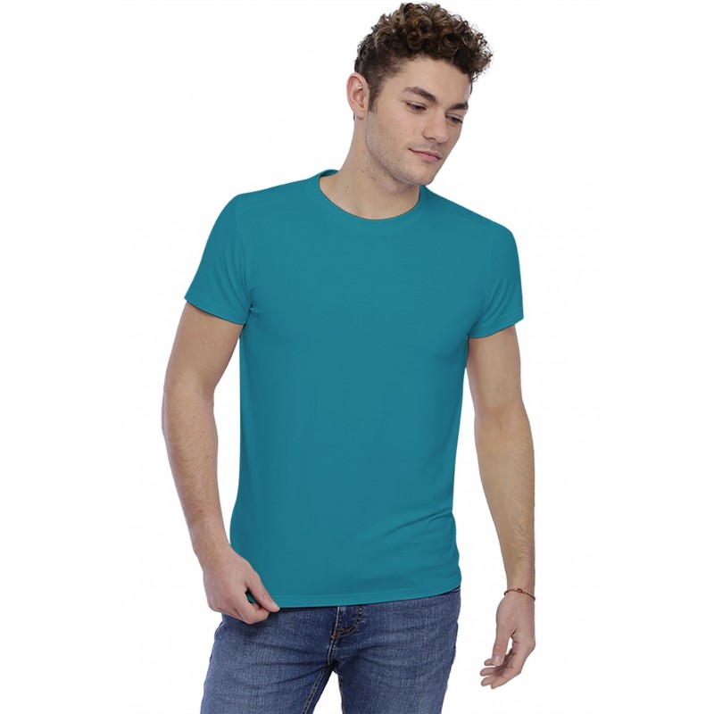 T-shirt col rond bande rapportée manches courtes en modal BENJI T-shirt col rond bande rapportée manches courtes en modal BENJI