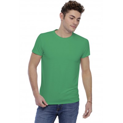 T-shirt col rond bande rapportée manches courtes en modal BENJI