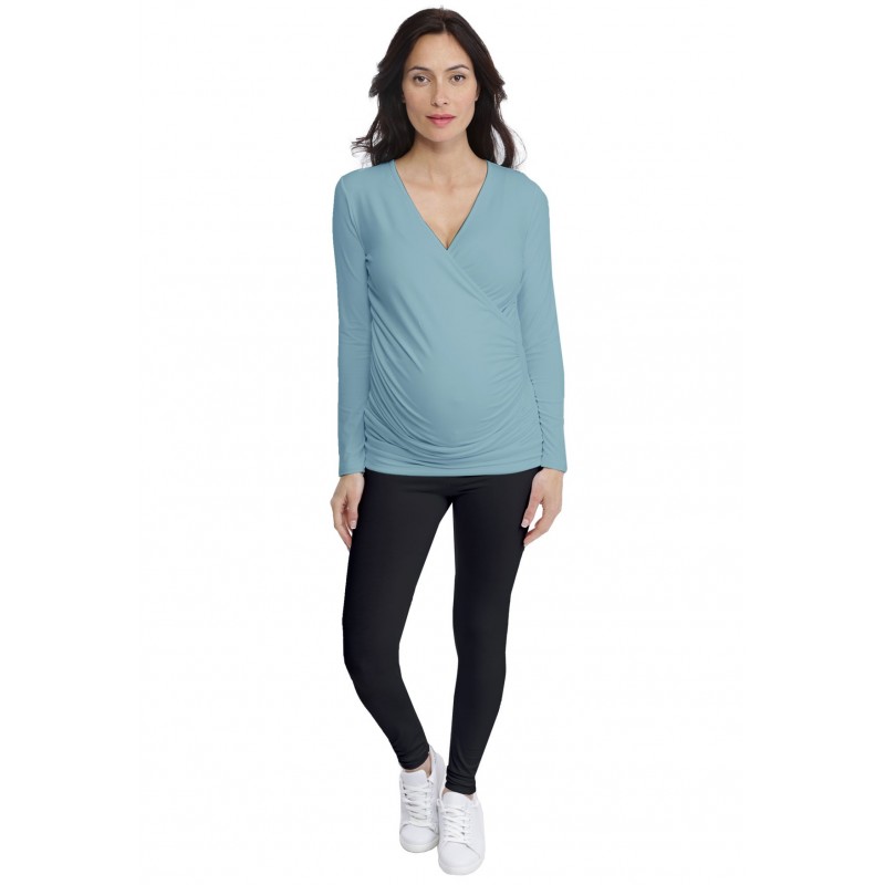 T-shirt cache-coeur de grossesse en modal IRIS T-shirt cache-coeur de grossesse en modal IRIS