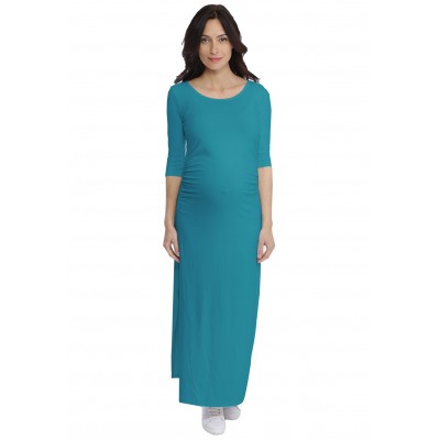 Robe longue de grossesse en modal JACINTHE