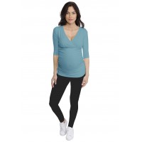 T-shirt cache-coeur de grossesse en modal LYS