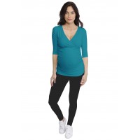 T-shirt cache-coeur de grossesse en modal LYS