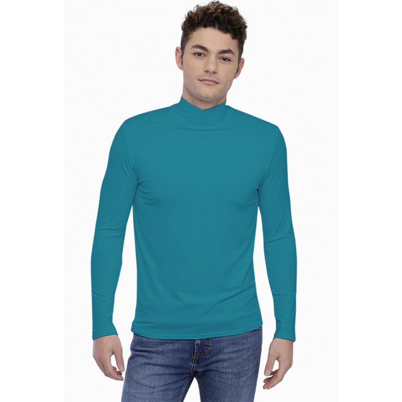 T-shirt col montant manches longues en modal RAPHAEL T-shirt col montant manches longues en modal RAPHAEL
