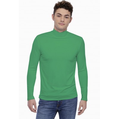 T-shirt col montant manches longues en modal RAPHAEL