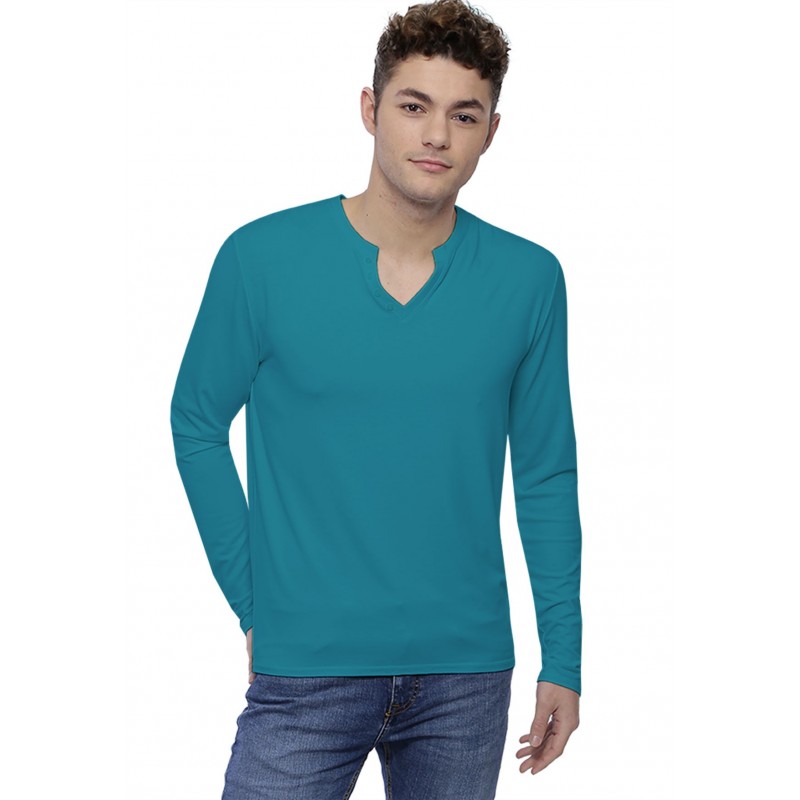 T-shirt col tunisien boutonné manches longues en modal PAUL T-shirt col tunisien boutonné manches longues en modal PAUL