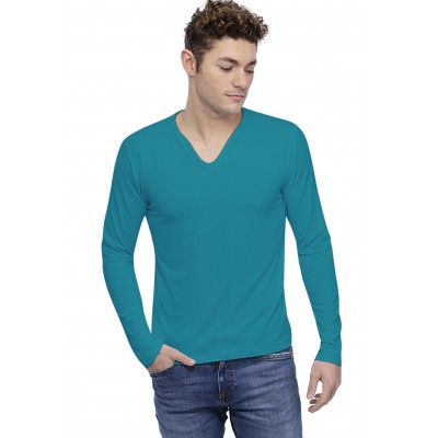 T-shirt col V boutonné manches longues en modal LIAM