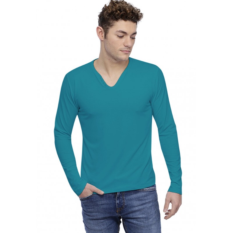 T-shirt col V boutonné manches longues en modal LIAM T-shirt col V boutonné manches longues en modal LIAM