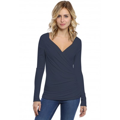T-shirt cache coeur manches longues en modal GERRY03