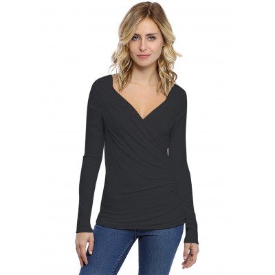 T-shirt cache coeur manches longues en modal GERRY03
