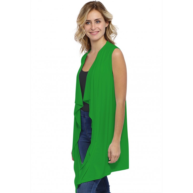Gilet long sans manche en modal TAYLOR Gilet long sans manche en modal TAYLOR