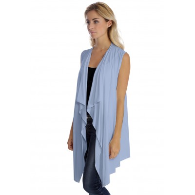 Gilet long sans manche en modal TAYLOR