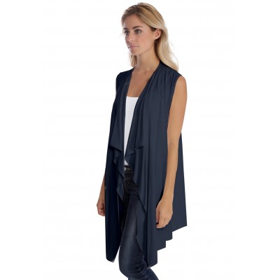 Gilet long sans manche en modal TAYLOR