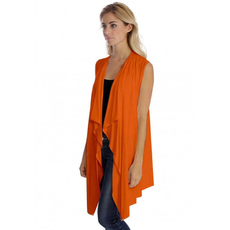Gilet long sans manche en modal TAYLOR Gilet long sans manche en modal TAYLOR