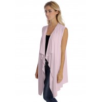 Gilet long sans manche en modal TAYLOR
