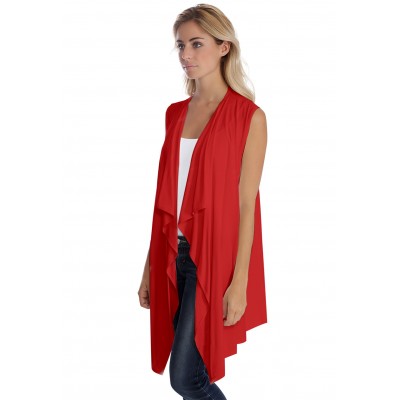 Gilet long sans manche en modal TAYLOR