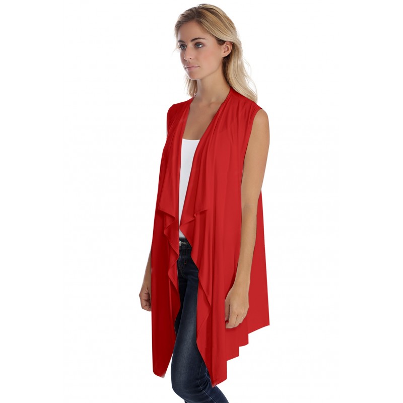 Gilet long sans manche en modal TAYLOR Gilet long sans manche en modal TAYLOR