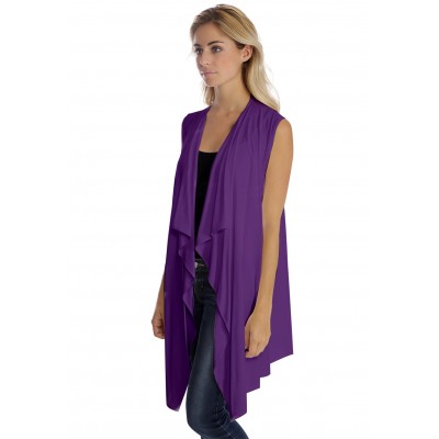Gilet long sans manche en modal TAYLOR