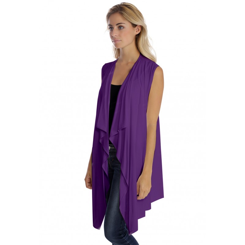 Gilet long sans manche en modal TAYLOR Gilet long sans manche en modal TAYLOR
