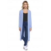 Gilet long à manches longues en modal YOLA