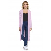 Gilet long à manches longues en modal YOLA