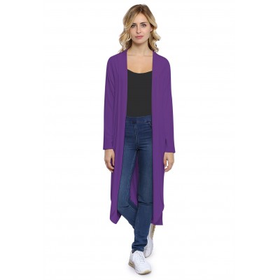Gilet long à manches longues en modal YOLA
