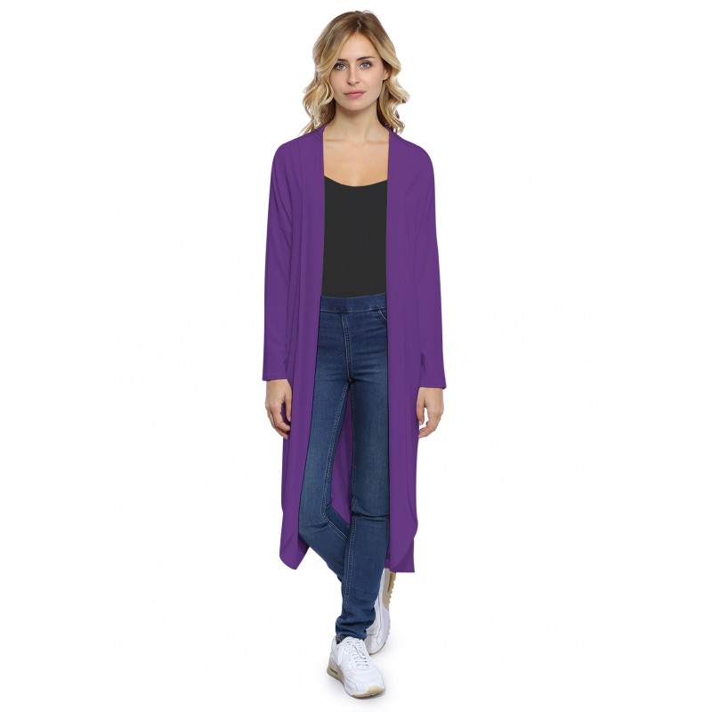 Gilet long à manches longues en modal YOLA Gilet long à manches longues en modal YOLA