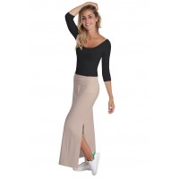 Jupe longue en modal AELIS03