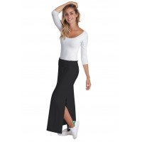 Jupe longue en modal AELIS03