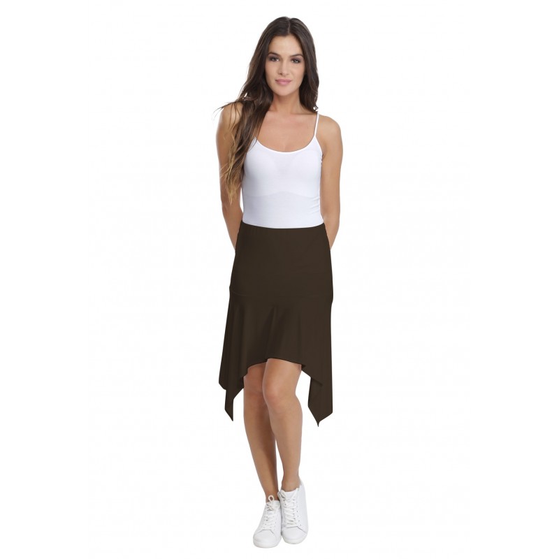 Jupe asymétrique en modal HOLLY Jupe asymétrique en modal HOLLY