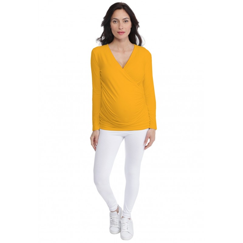 T-shirt cache-coeur de grossesse en modal IRIS T-shirt cache-coeur de grossesse en modal IRIS