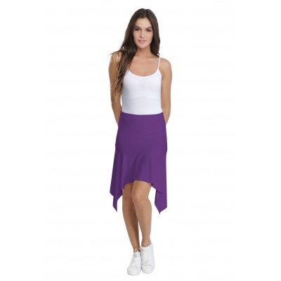 Jupe asymétrique en modal HOLLY