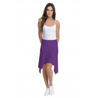 Jupe asymétrique en modal HOLLY