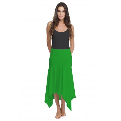 Jupe longue asymétrique en modal KYM