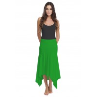 Jupe longue asymétrique en modal KYM