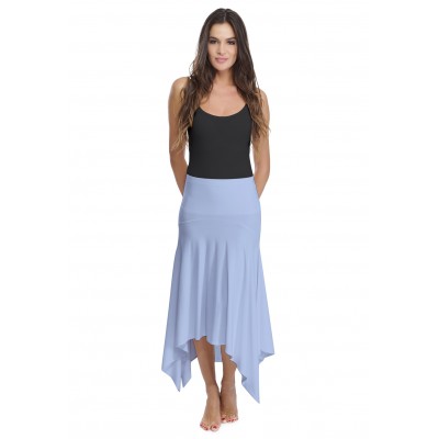 Jupe longue asymétrique en modal KYM